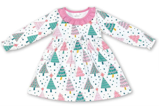 Pastel Christmas Tree Dress