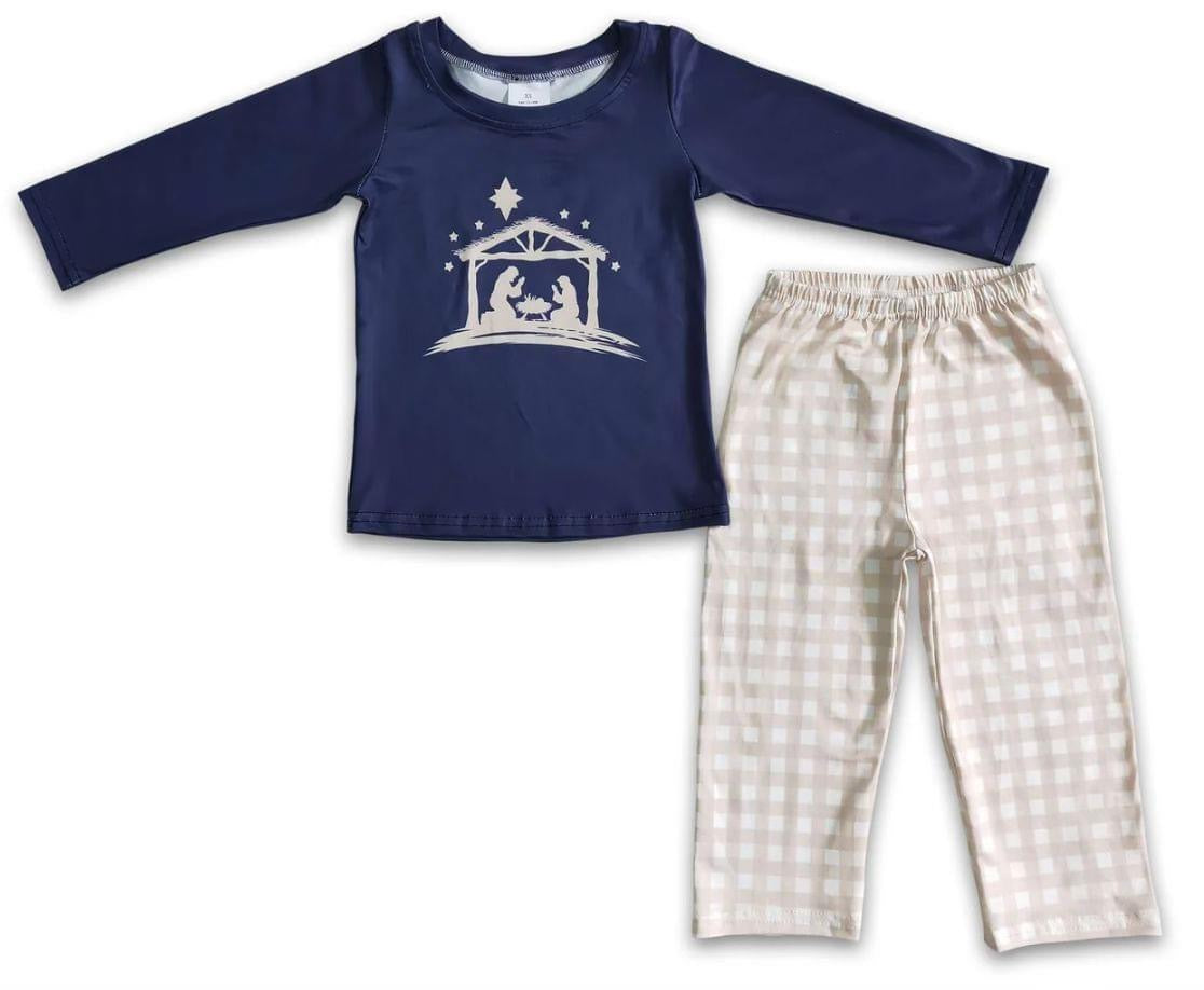 Nativity two piece boys set