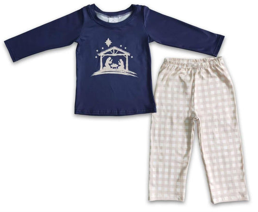 Nativity two piece boys set