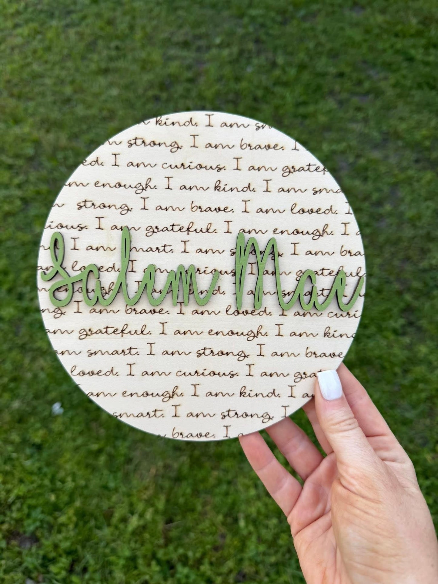 Name affirmation sign