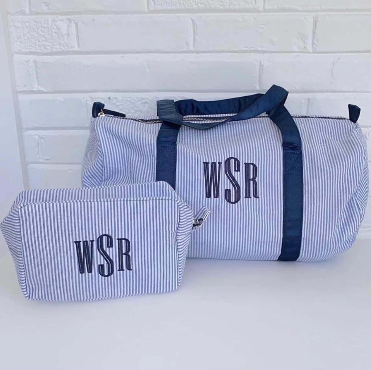 Seersucker Duffle