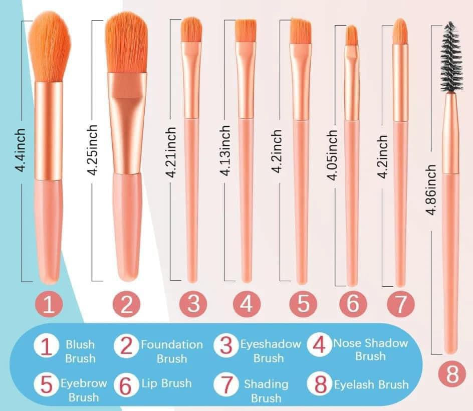 Makeup brush set