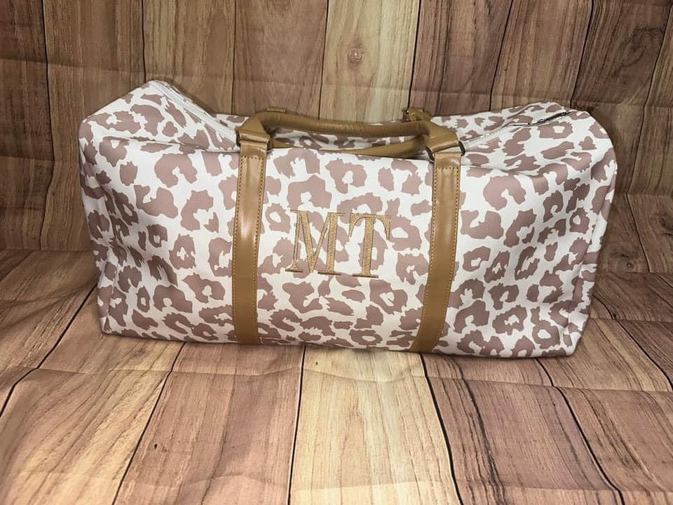 Leopard Duffle