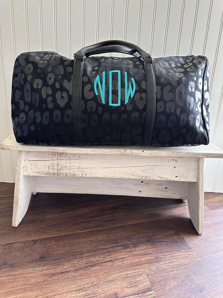 Leopard Duffle
